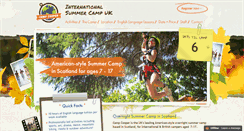 Desktop Screenshot of internationalsummercampuk.com